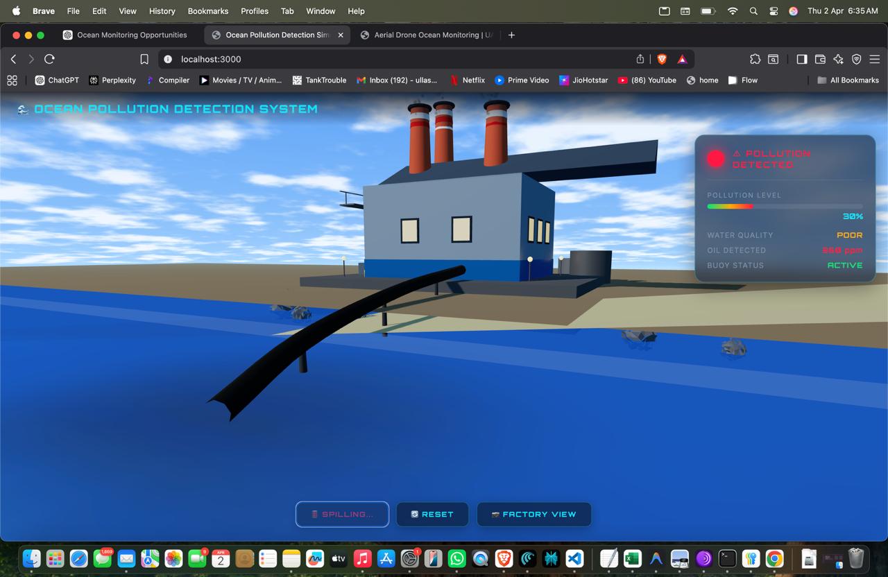 Pollution Detection — factory view